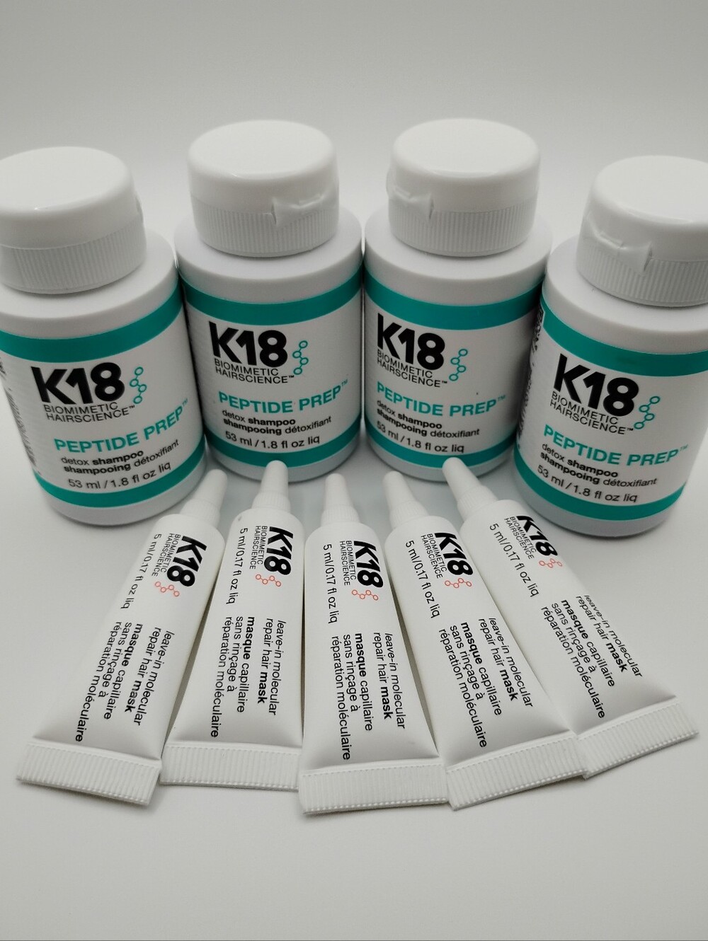 K18 Peptide Prep Hair Detox & Repair Treatment Bundle Set Of 9